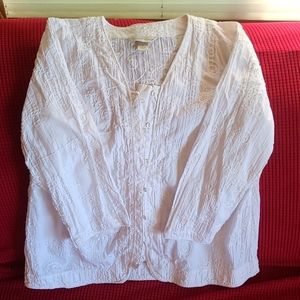 Christopher & Banks 3/4 sleeve sweater